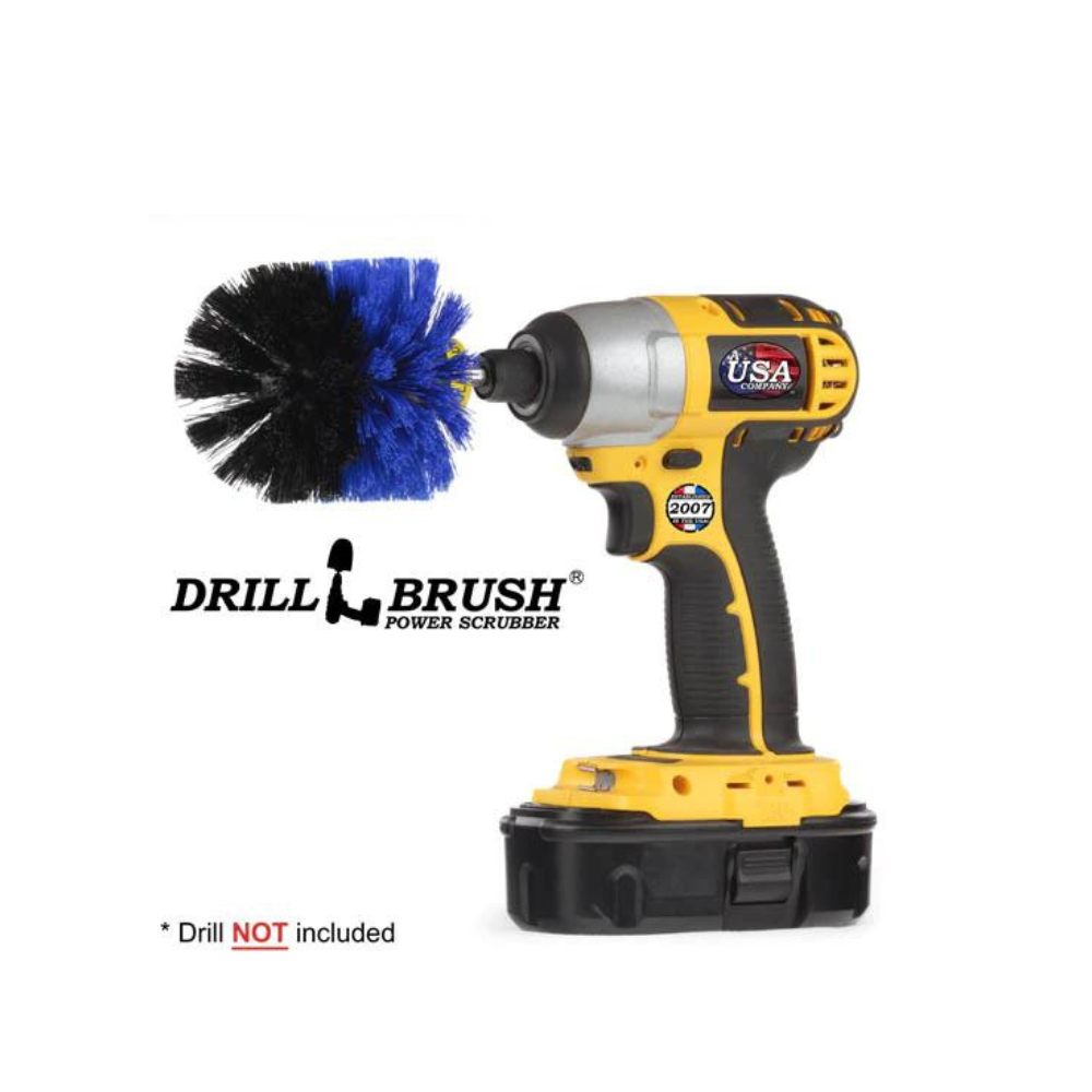 drill brush bleu médium