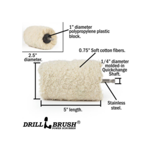 drill brush cotton buffer Chimagra caraïbes